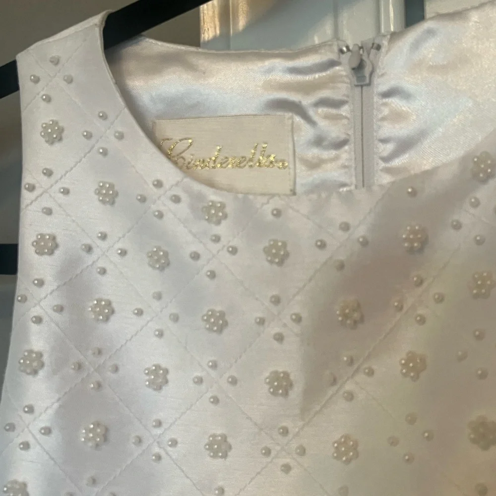 Cinderella Elegant White‎ Kids Formal Dress